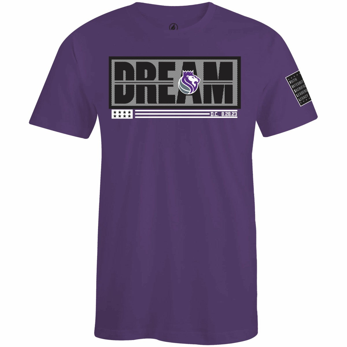 Sacramento Kings FISLL x Black History Collection Unisex T-Shirt - Purple sale