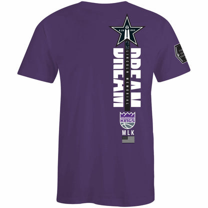 Sacramento Kings FISLL x Black History Collection Unisex T-Shirt - Purple sale