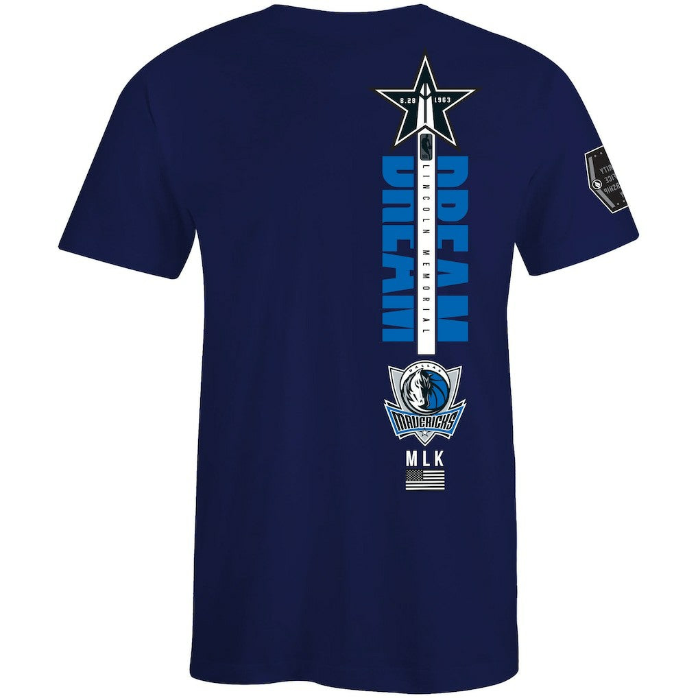 Dallas Mavericks FISLL x Black History Collection Unisex T-Shirt - Royal on sale