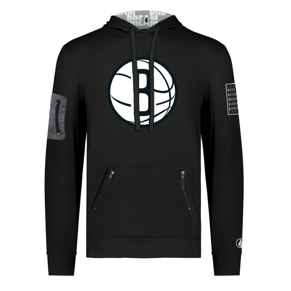 Brooklyn Nets FISLL x Black History Collection Unisex Pullover Hoodie - Black outlet