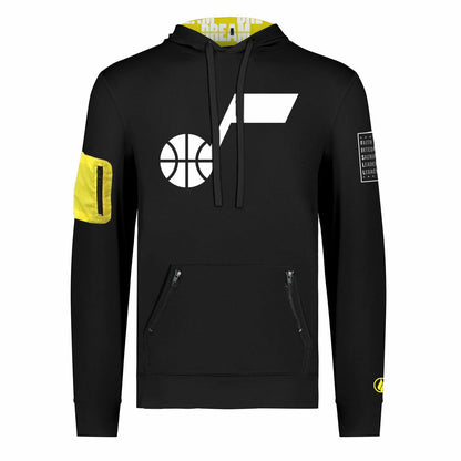 Utah Jazz FISLL x Black History Collection Unisex Pullover Hoodie - Black for sale