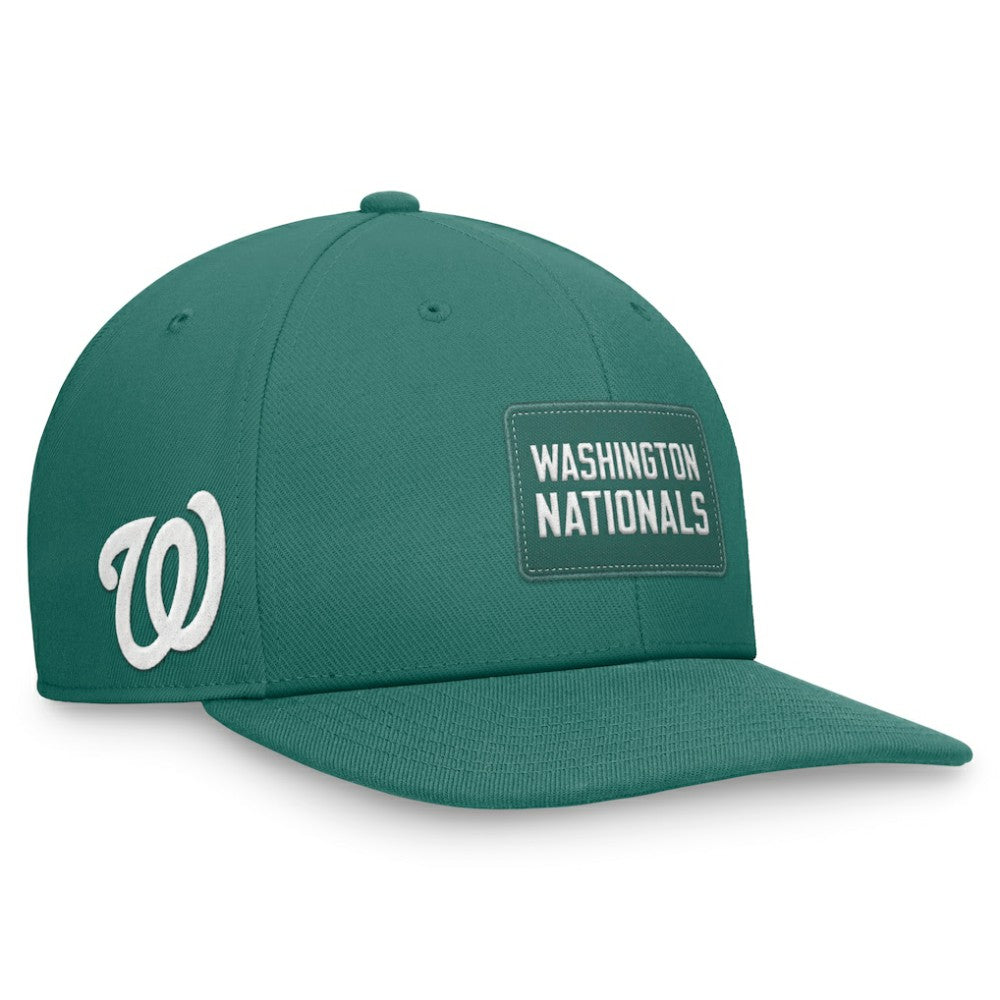 Washington Nationals Bicoastal Pro Performance Snapback Hat - Green | Nike