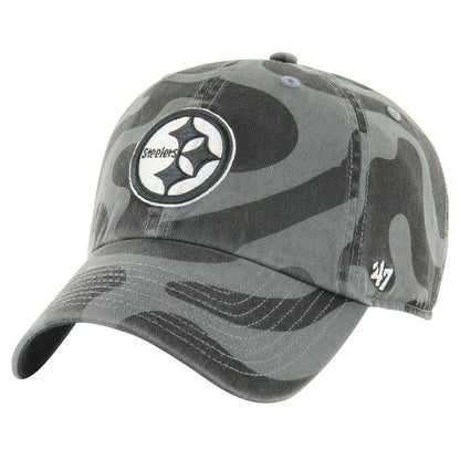 Pittsburgh Steelers '47 Women's Freeform Clean Up Adjustable Hat - Charcoal online