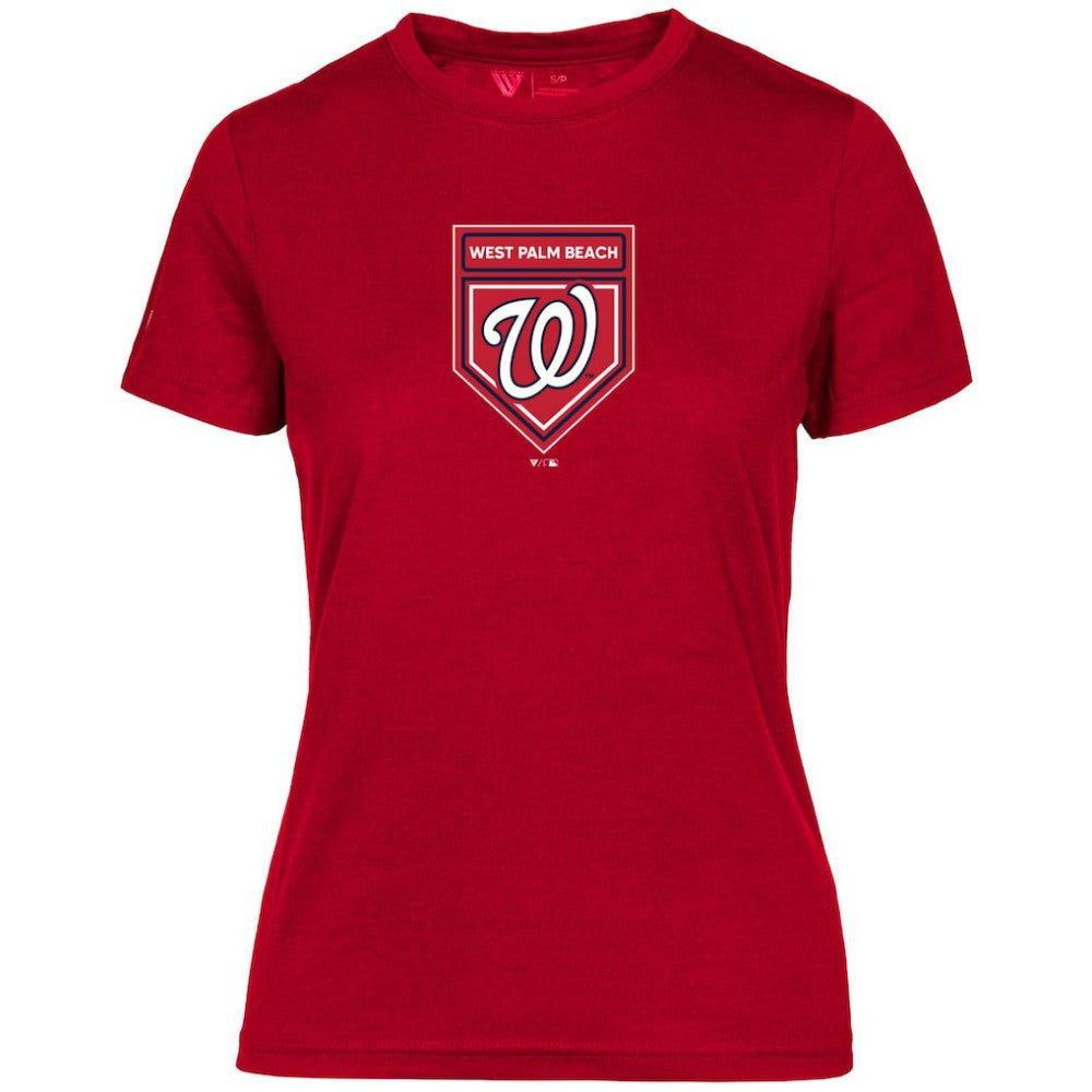 Washington Nationals Levelwear Women's 2024 Spring Training Maddox T-Shirt - Red