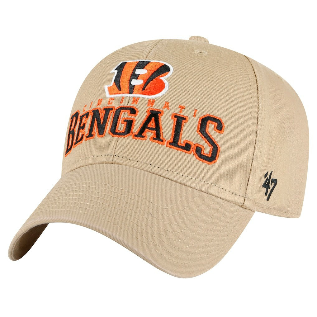 Cincinnati Bengals '47 Powell MVP Adjustable Hat - Khaki sale