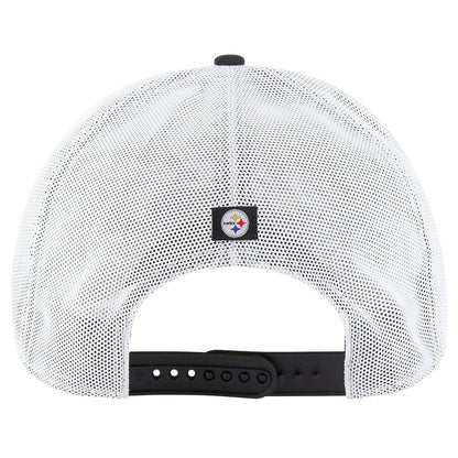 Pittsburgh Steelers '47 Downburst Relaxed Hitch Trucker Adjustable Hat - Black/White for sale