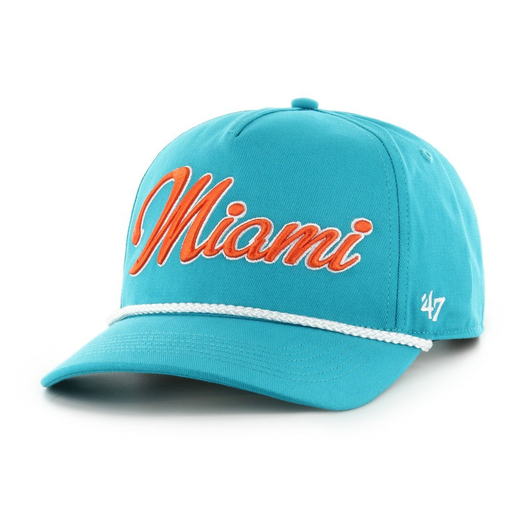 Miami Dolphins '47 Overhand Hitch Adjustable Hat - Aqua sale