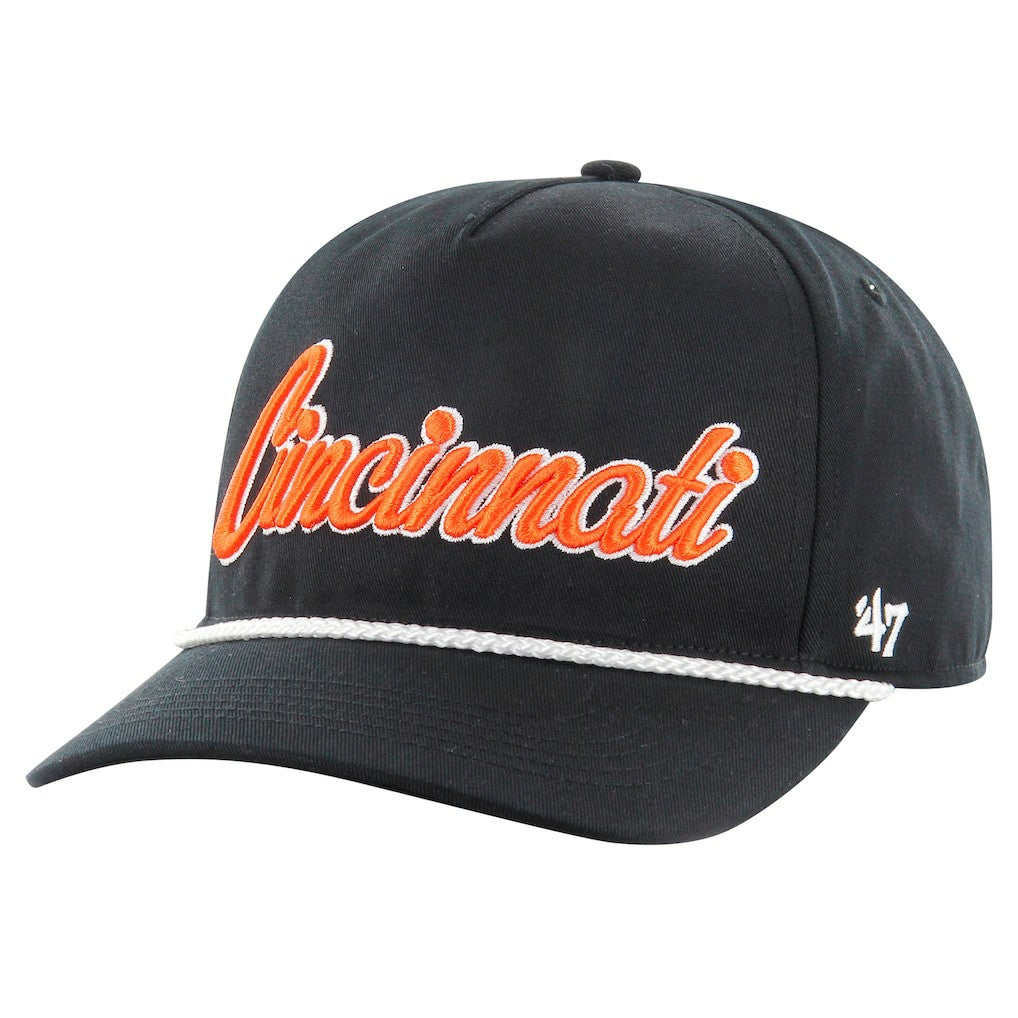 Cincinnati Bengals '47 Overhand Hitch Adjustable Hat - Black for sale
