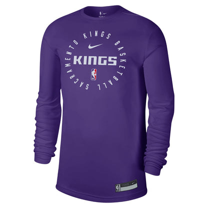 Sacramento Kings 2024/25 Legend On-Court Practice Long Sleeve T-Shirt - Purple | Nike online