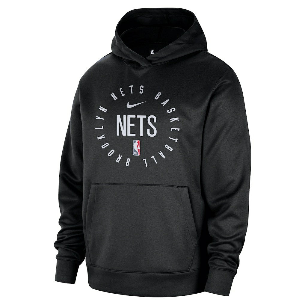 Brooklyn Nets 2024/25 Spotlight On-Court Practice Performance Pullover Hoodie - Black | Nike cheap