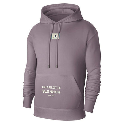 Charlotte Hornets Jordan Brand Courtside Statement Edition Pullover Hoodie - Purple cheap