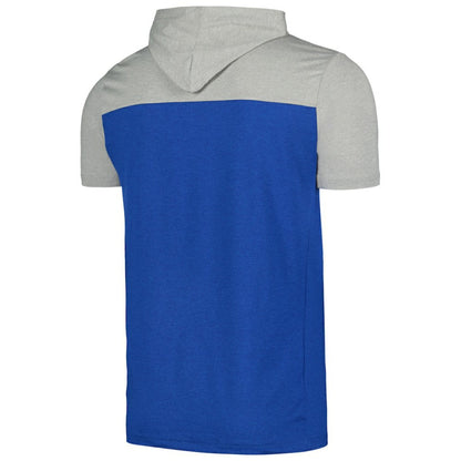 Chicago Cubs Active Brushed Hoodie T-Shirt - Royal | New Era