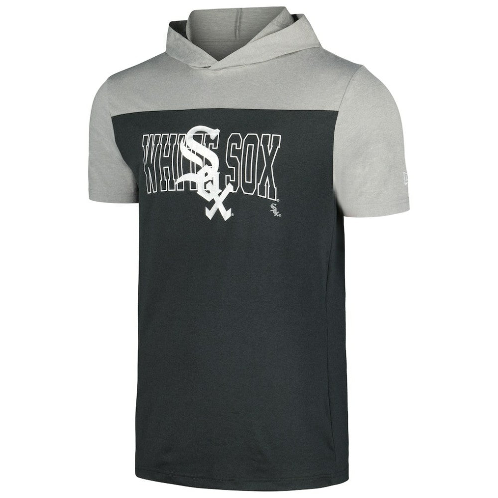 Chicago White Sox Active Brushed Hoodie T-Shirt - Black | New Era