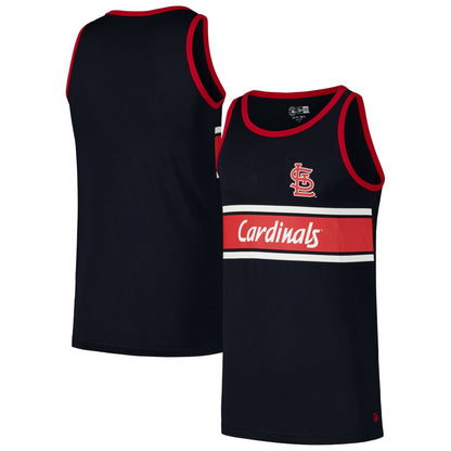 St. Louis Cardinals Jersey Ringer Tank Top - Navy | New Era