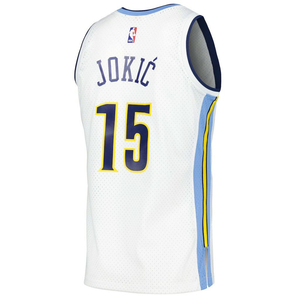 Nikola Jokic Denver Nuggets 2016/17 Throwback Swingman Jersey sale - White | Mitchell & Ness outlet