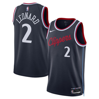 Kawhi Leonard LA Clippers Unisex 2024/25 Swingman Jersey - Navy - Icon Edition | Nike shop