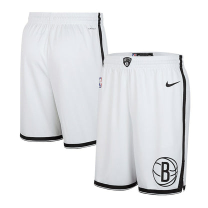 Brooklyn Nets 2024/25 Association Edition Swingman Shorts - White | Nike cheap