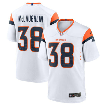 Jaleel McLaughlin Denver Broncos Game Jersey - White | Nike on sale