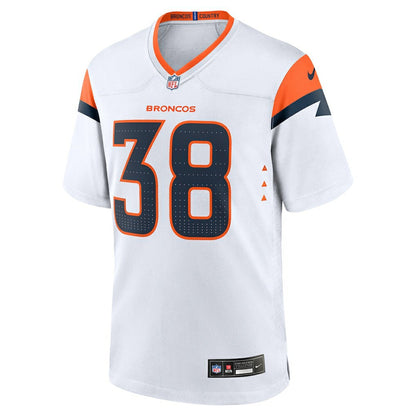 Jaleel McLaughlin Denver Broncos Game Jersey - White | Nike on sale