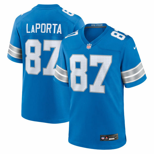 Sam LaPorta Detroit Lions Game Jersey - Blue | Nike discount