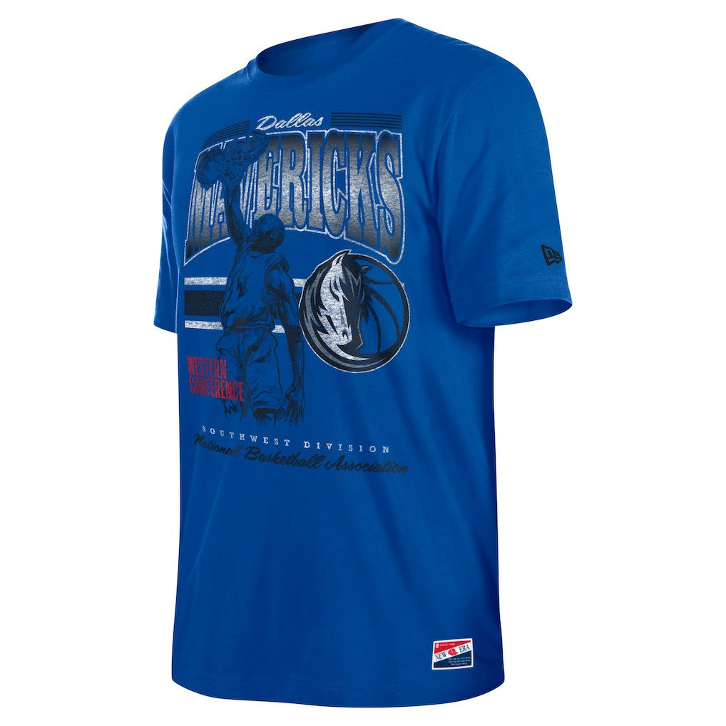 Dallas Mavericks Enzyme Wash Oversized T-Shirt sale - Blue | New Era online