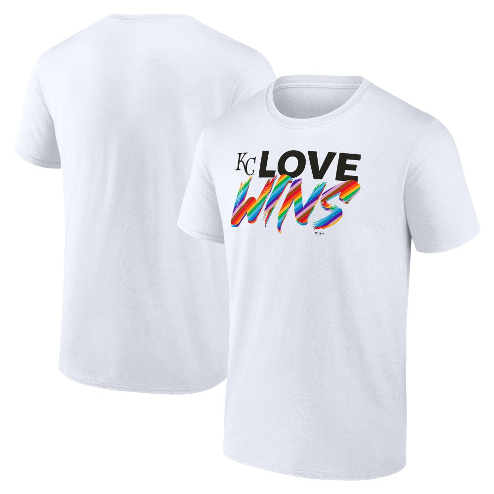 Kansas City Royals Love Wins T-Shirt - White