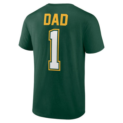 Athletics Father's Day #1 Dad T-Shirt - Green