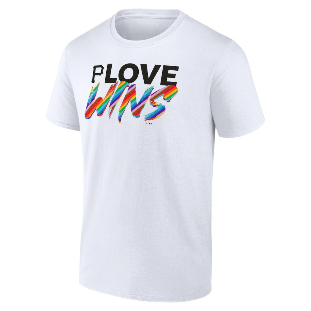 Pittsburgh Pirates Love Wins T-Shirt - White