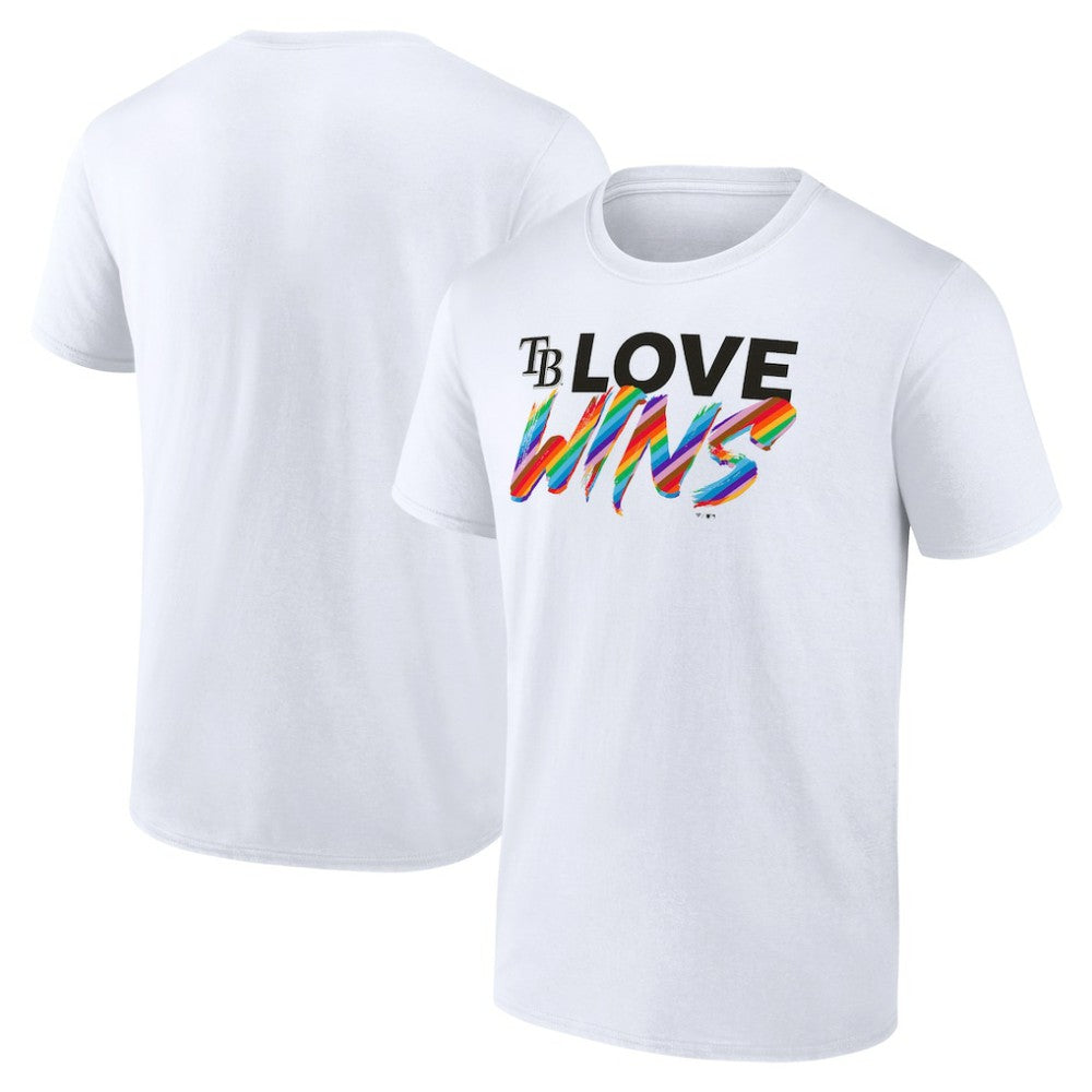 Tampa Bay Rays Love Wins T-Shirt - White