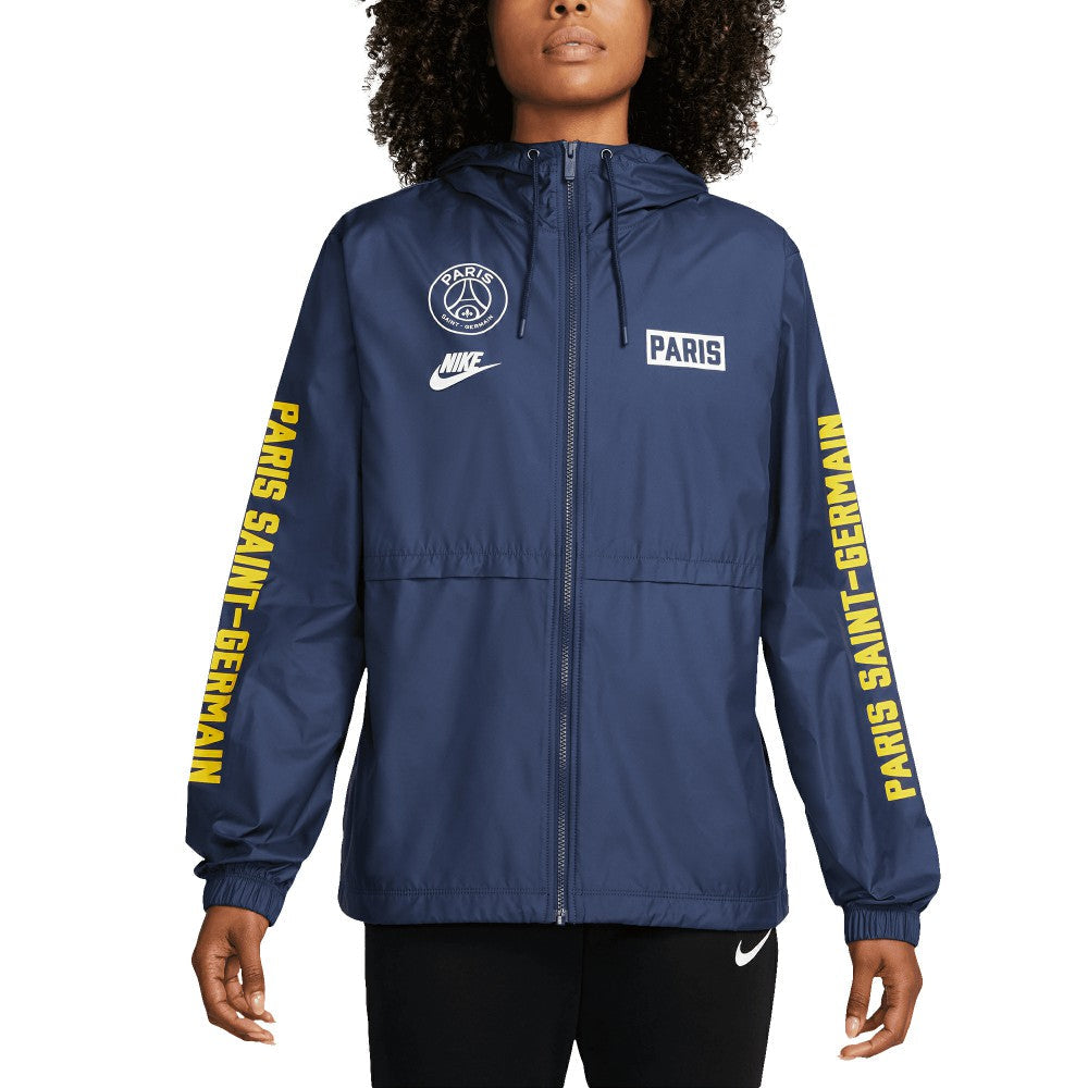 Paris Saint-Germain Women's Essential Woven Full-Zip Jacket - Navy | Nike online