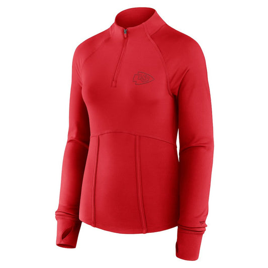 Kansas City Chiefs Women's Elements Quarter-Zip Jacket - Red for sale