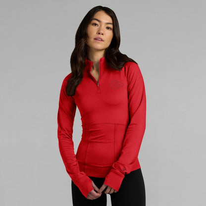 Kansas City Chiefs Women's Elements Quarter-Zip Jacket - Red for sale