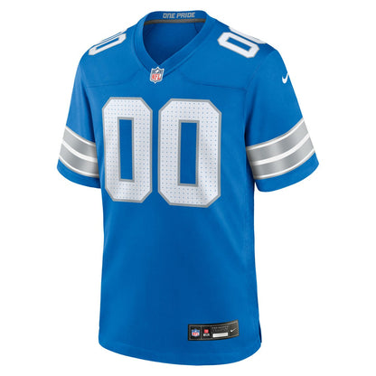 Detroit Lions Custom Game Jersey - Blue | Nike sale