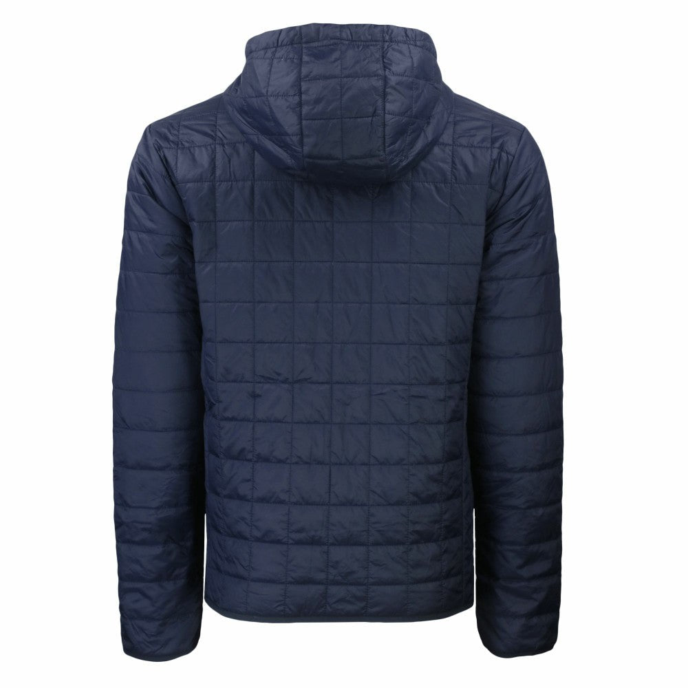 New York Mets Cutter & Buck Americana Rainier Primaloft Eco Full-Zip Hooded Jacket - Navy