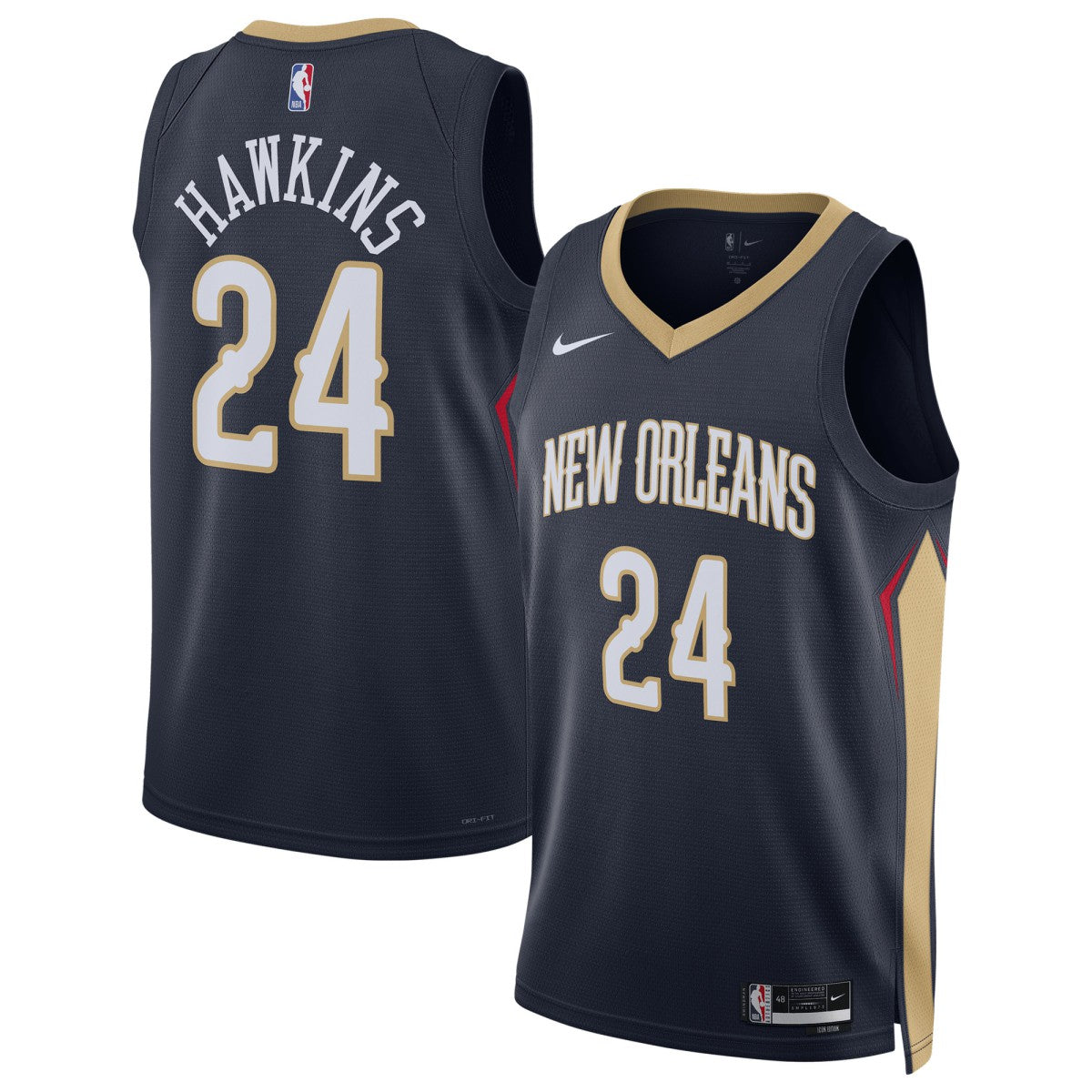 Jordan Hawkins New Orleans Pelicans Unisex Swingman Jersey - Icon Edition - Navy | Nike on sale