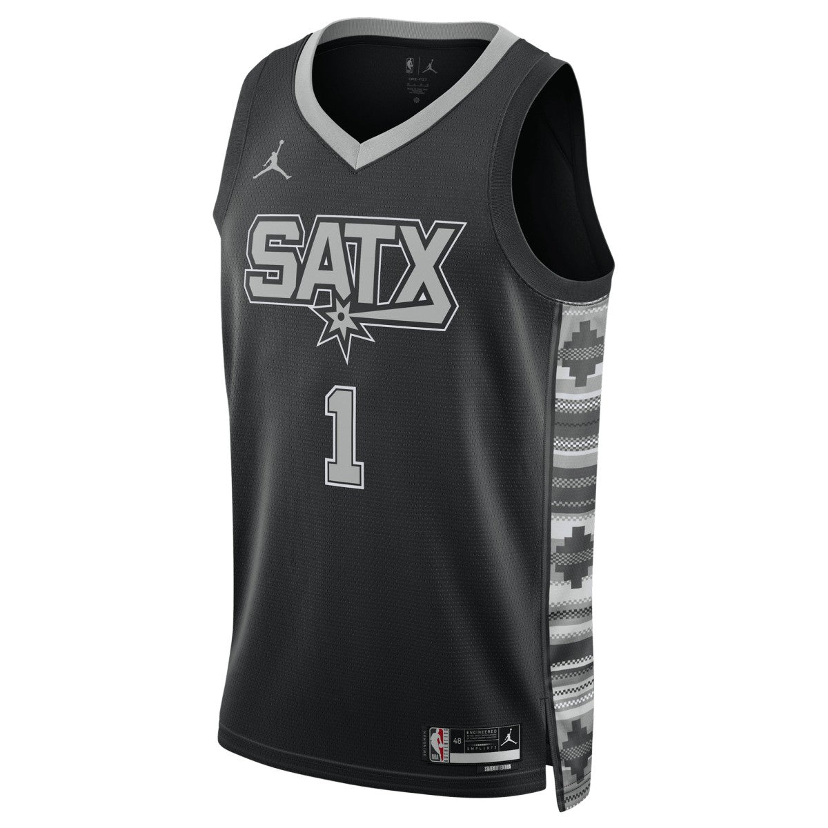 Victor Wembanyama San Antonio Spurs Jordan Brand Unisex Swingman Jersey - Statement Edition - Black sale