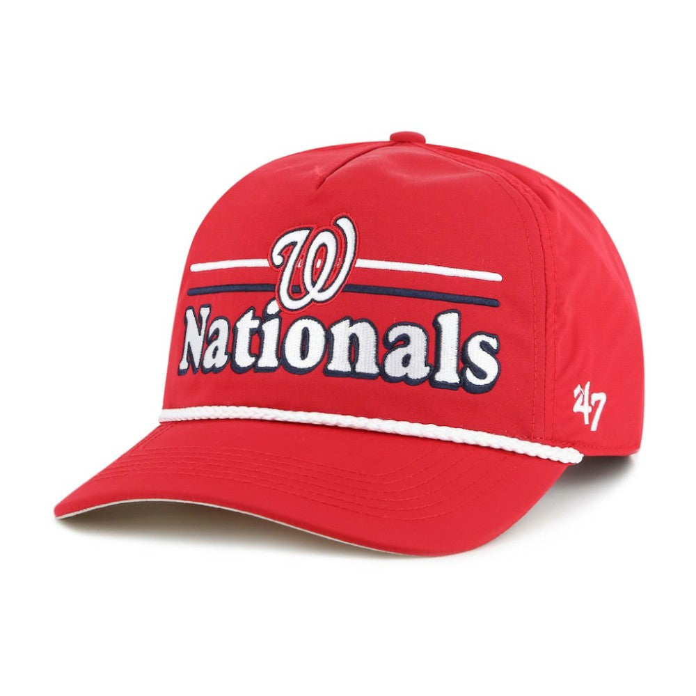 Washington Nationals Campscape Hitch Adjustable Hat - Red | 47 brand