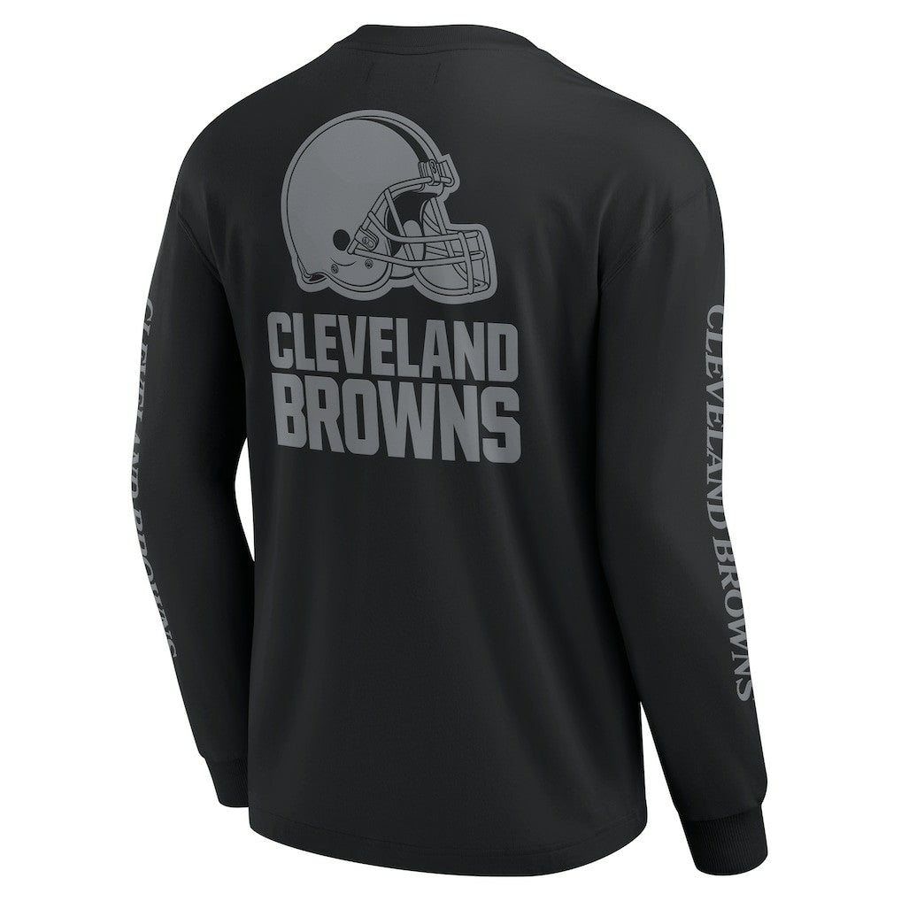 Cleveland Browns Unisex Elements Strive Long Sleeve T-Shirt - Black sale