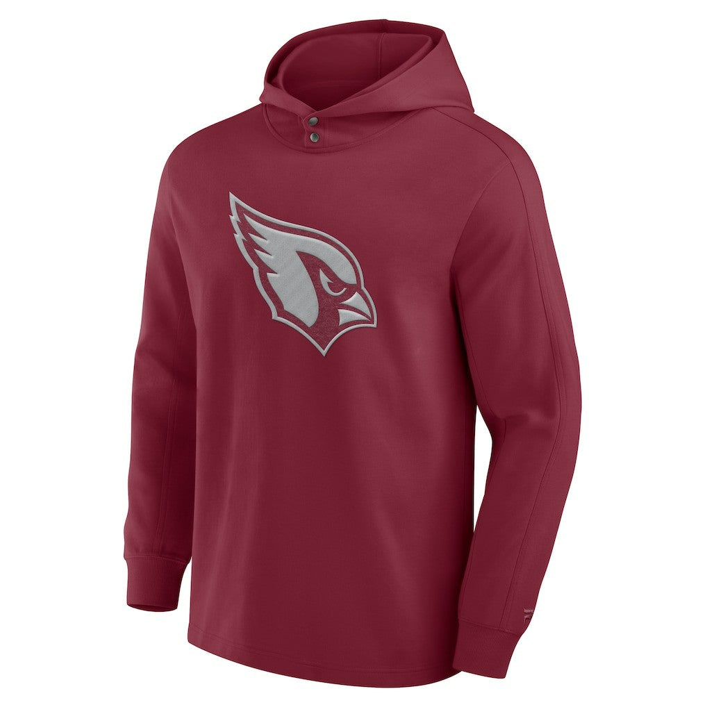 Arizona Cardinals Elements Blaze Tri-Blend Long Sleeve Hoodie T-Shirt - Cardinal on sale