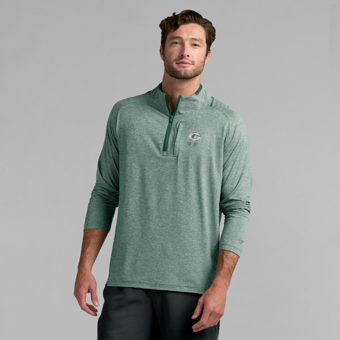 Green Bay Packers Unisex Front Office Performance Primary Quarter-Zip Jacket - Green online