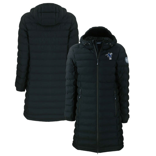 Indianapolis Colts Cutter & Buck Women's Throwback Logo Mission Ridge Repreve Eco Insulated Full-Zip Puffer Jacket - Black sale