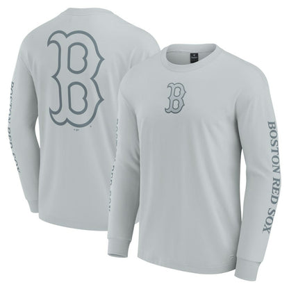 Boston Red Sox Elements Strive Long Sleeve T-Shirt - Gray