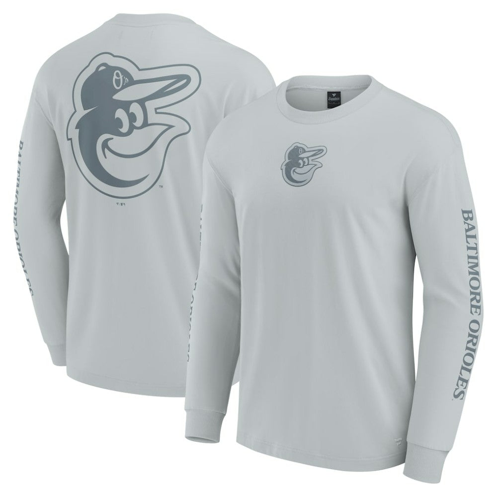 Baltimore Orioles Elements Strive Long Sleeve T-Shirt - Gray