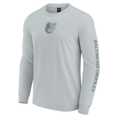 Baltimore Orioles Elements Strive Long Sleeve T-Shirt - Gray