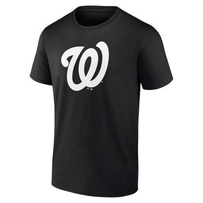 Washington Nationals Monochrome Personalized Name & Number T-Shirt - Black