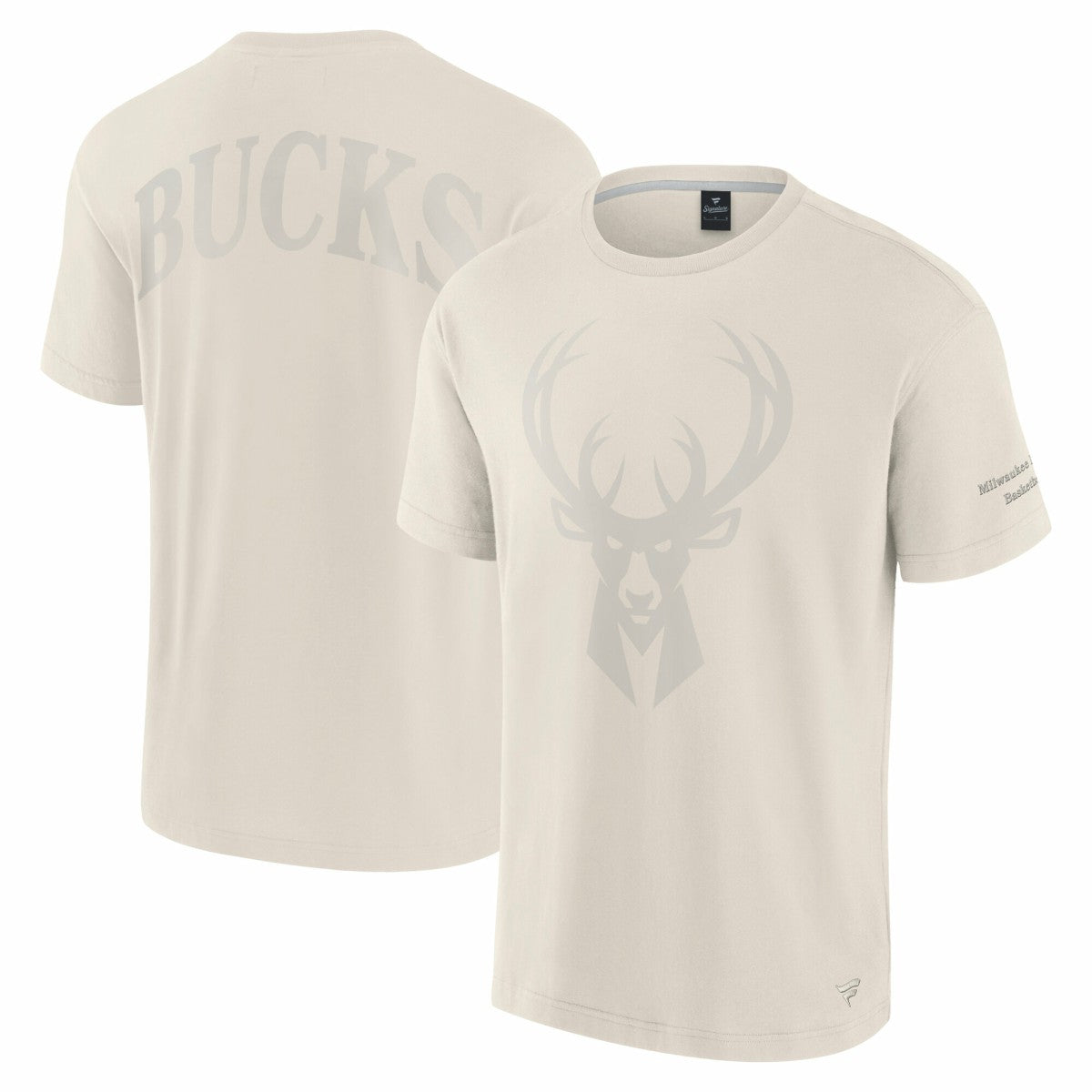 Milwaukee Bucks Elements Iconic T-Shirt - Cream | Fanatics online