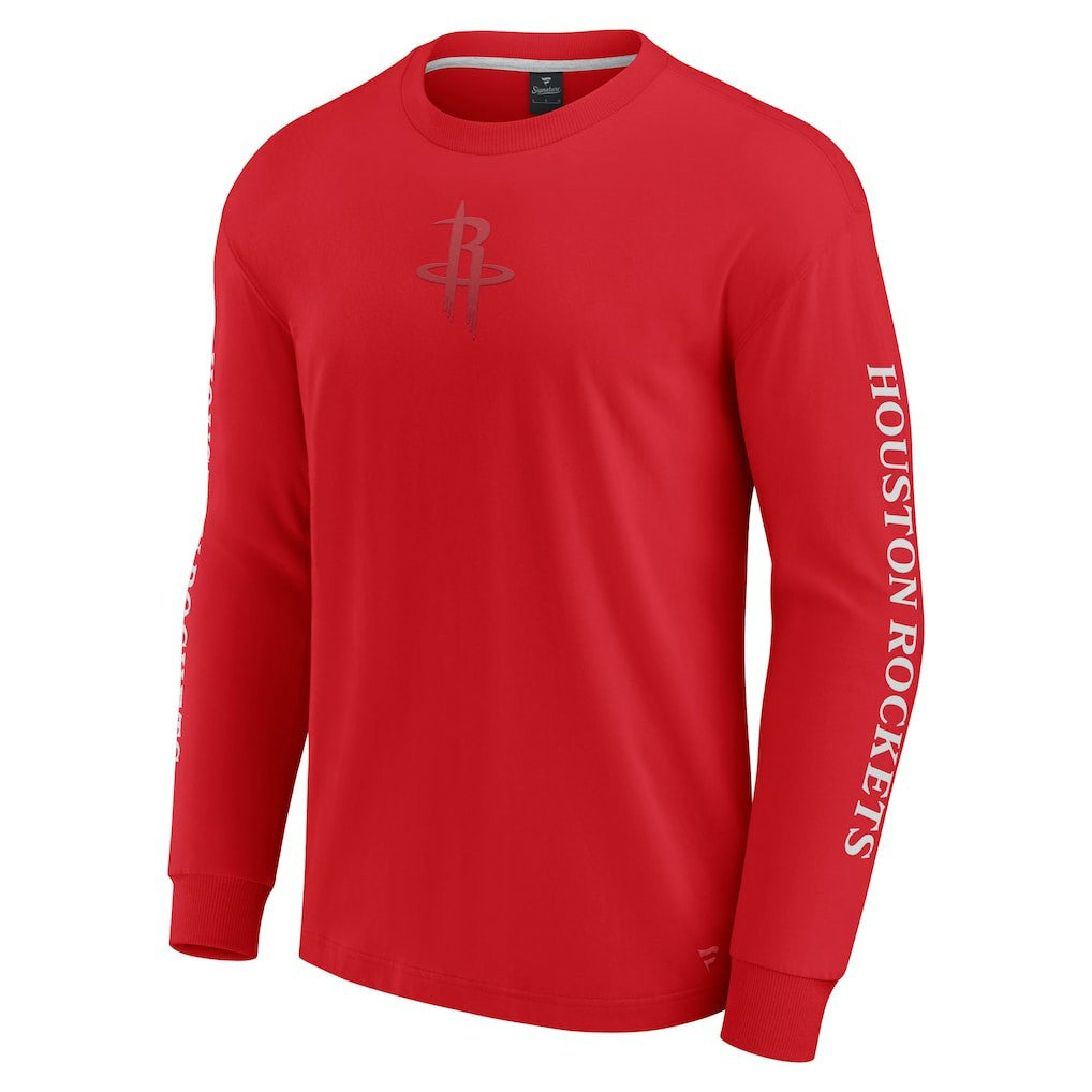 Houston Rockets Elements Strive Long Sleeve T-Shirt  - Red | Fanatics on sale