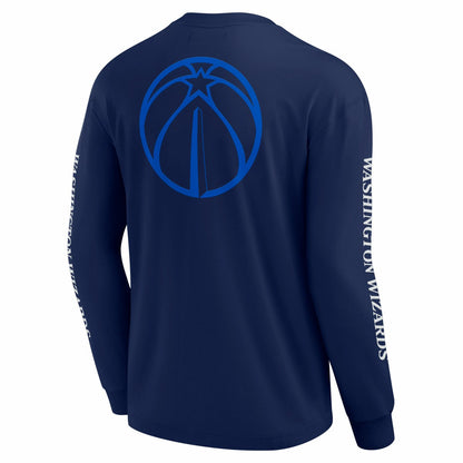 Washington Wizards Elements Strive Long Sleeve T-Shirt  - Navy | Fanatics cheap