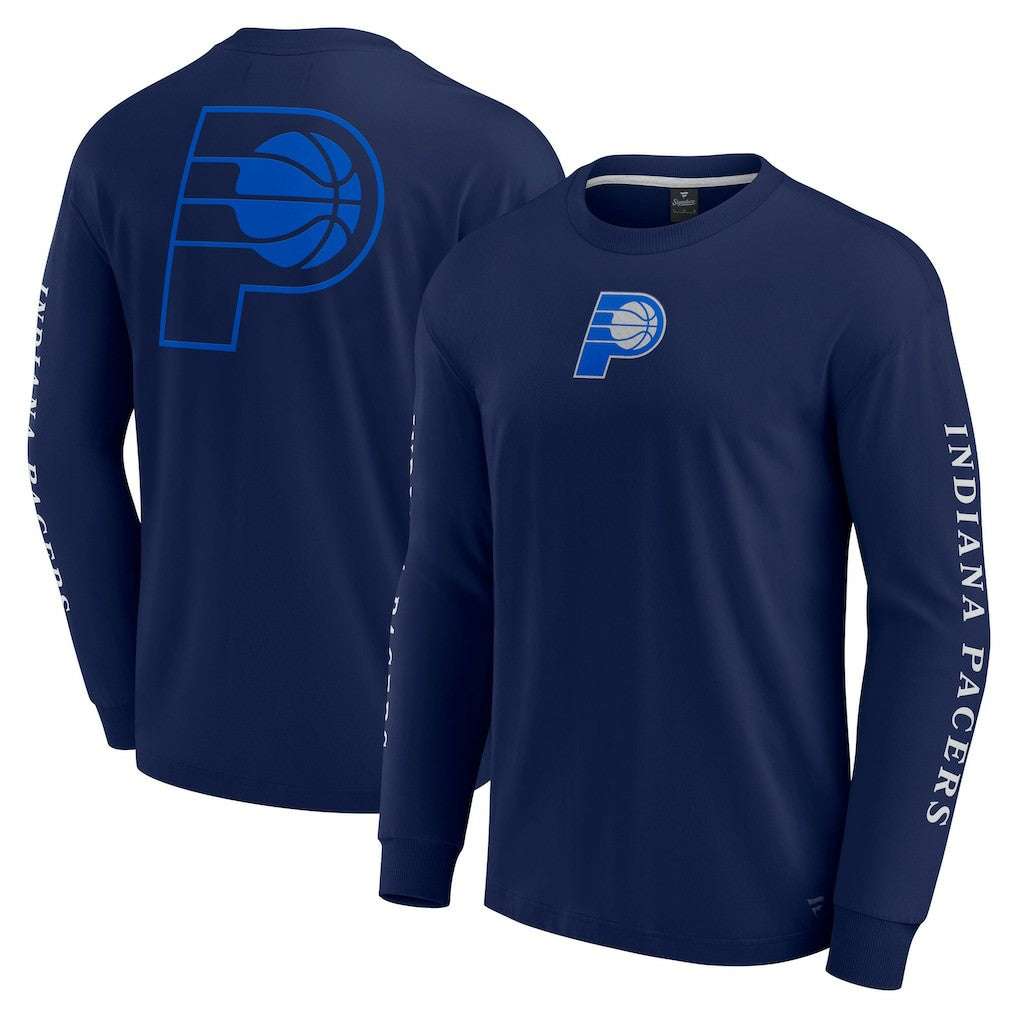 Indiana Pacers Elements Strive Long Sleeve T-Shirt  - Navy | Fanatics outlet