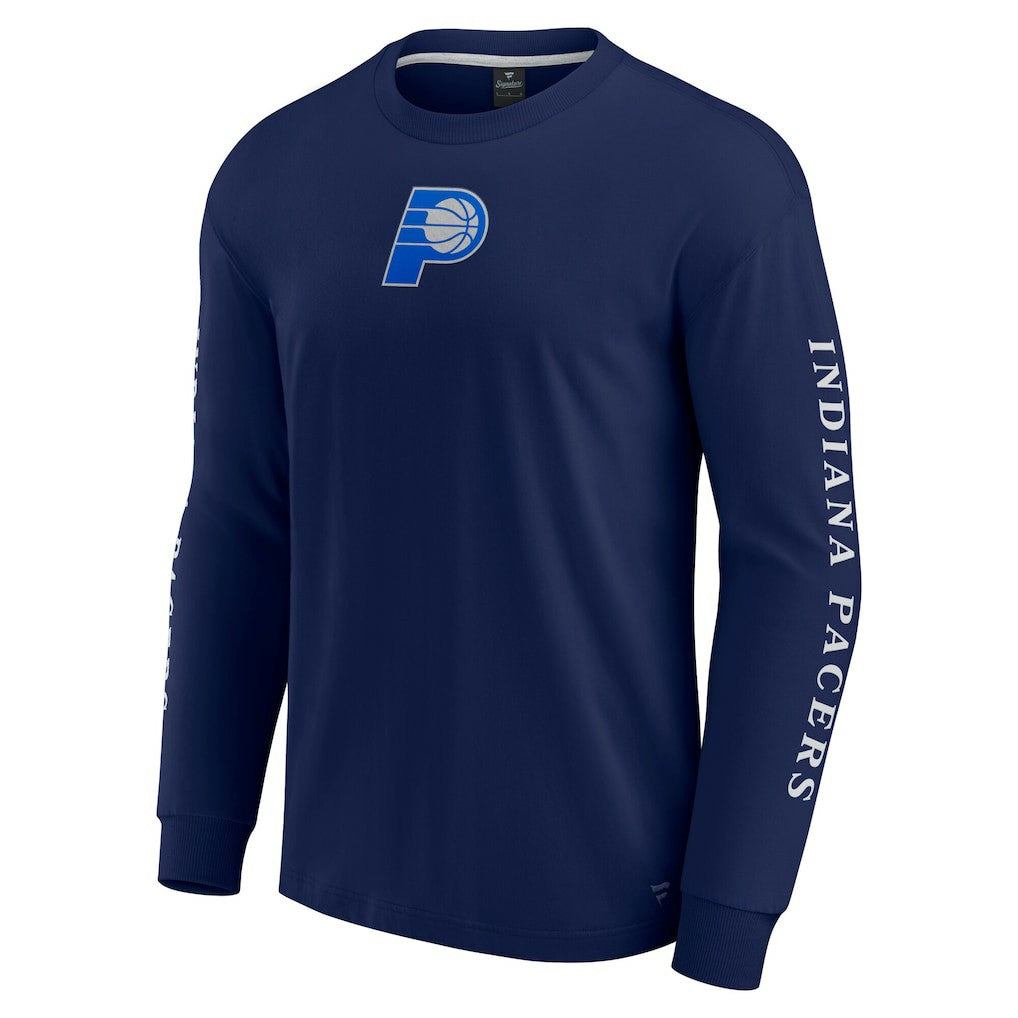Indiana Pacers Elements Strive Long Sleeve T-Shirt  - Navy | Fanatics outlet